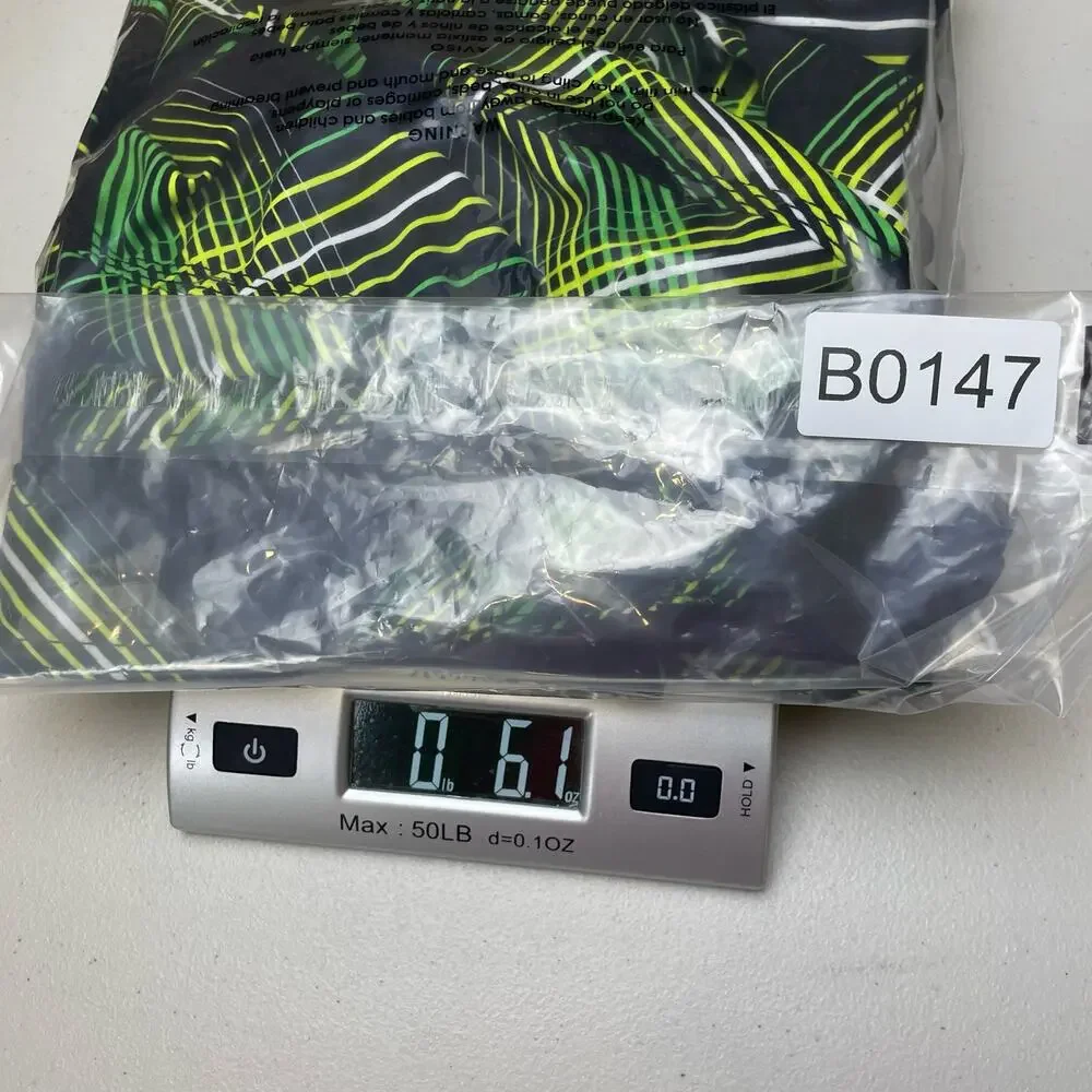 Point Zero Board  Shorts Size Large Plaid Black Green Yellow White‎ Swimwear